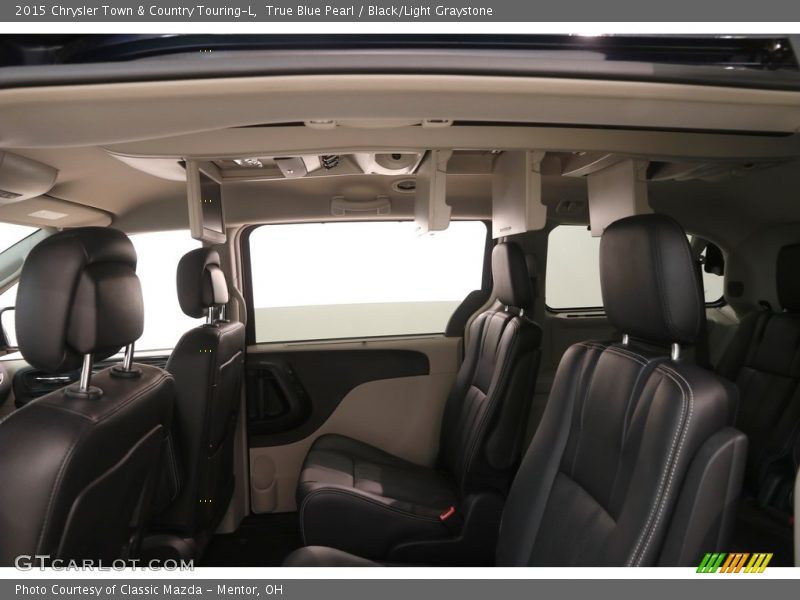 True Blue Pearl / Black/Light Graystone 2015 Chrysler Town & Country Touring-L