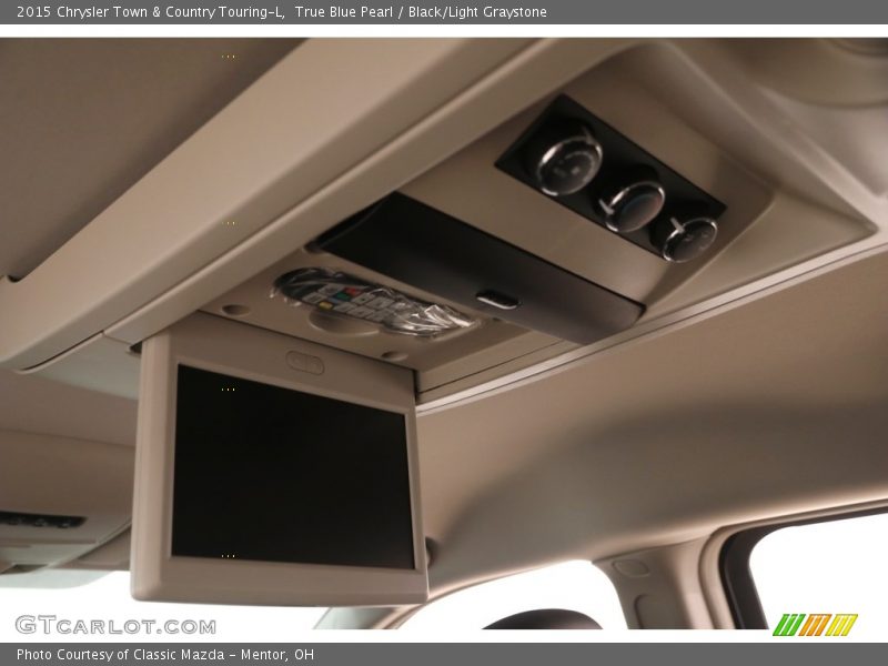 True Blue Pearl / Black/Light Graystone 2015 Chrysler Town & Country Touring-L