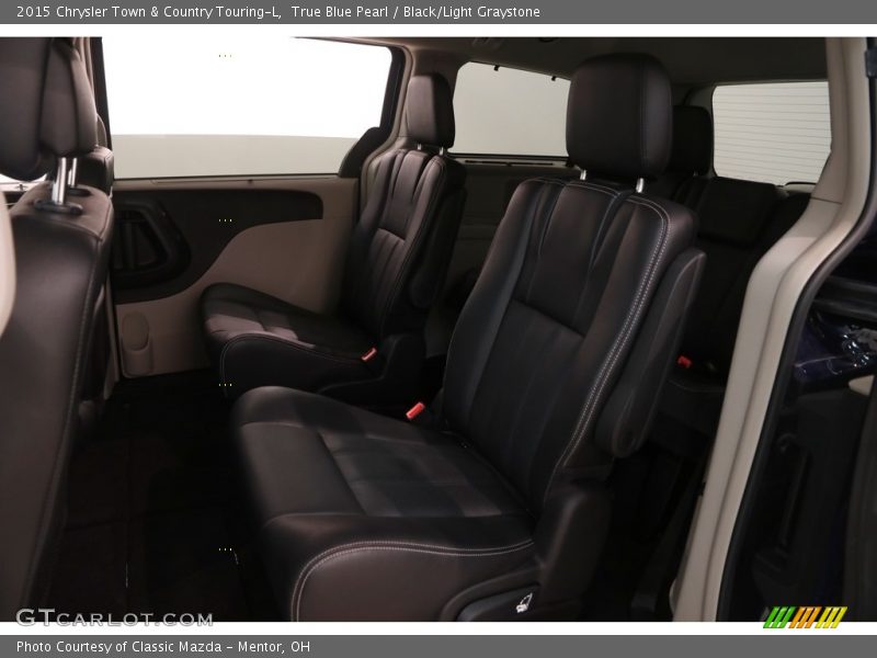True Blue Pearl / Black/Light Graystone 2015 Chrysler Town & Country Touring-L