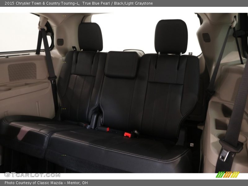 True Blue Pearl / Black/Light Graystone 2015 Chrysler Town & Country Touring-L