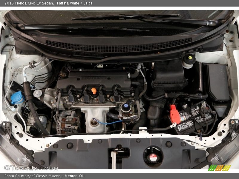 Taffeta White / Beige 2015 Honda Civic EX Sedan