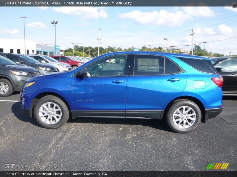 Kinetic Blue Metallic / Medium Ash Gray 2019 Chevrolet Equinox LS AWD