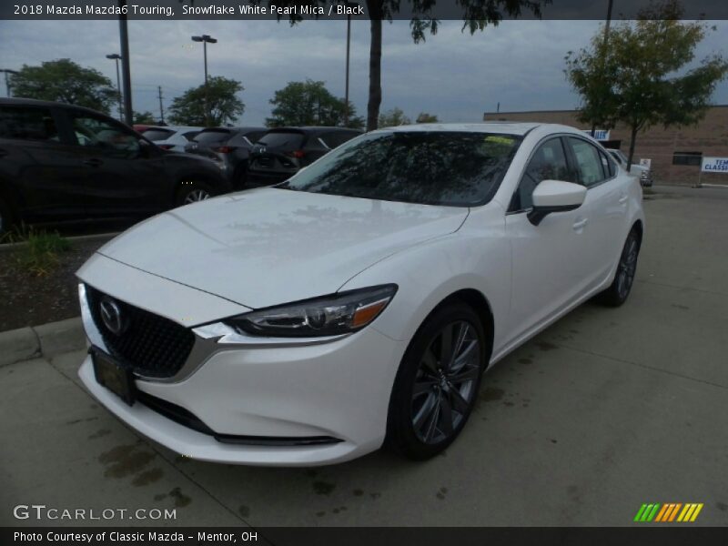 Snowflake White Pearl Mica / Black 2018 Mazda Mazda6 Touring