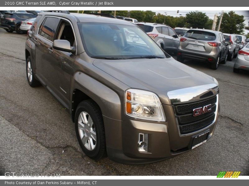 Cyber Gray Metallic / Jet Black 2010 GMC Terrain SLE AWD