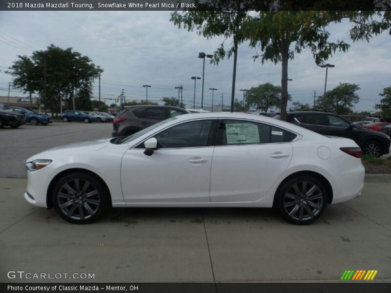 Snowflake White Pearl Mica / Black 2018 Mazda Mazda6 Touring