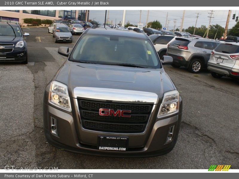 Cyber Gray Metallic / Jet Black 2010 GMC Terrain SLE AWD