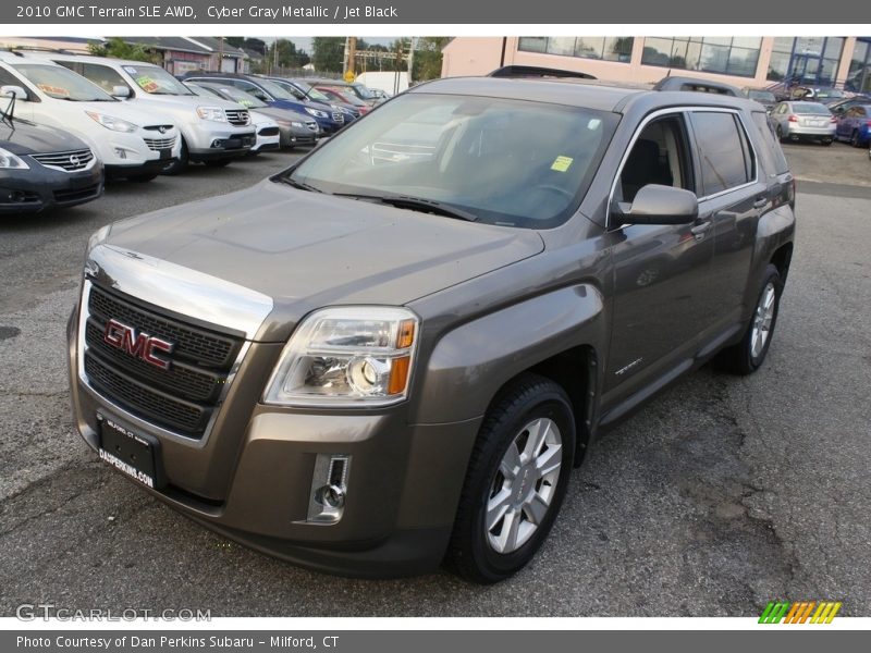 Cyber Gray Metallic / Jet Black 2010 GMC Terrain SLE AWD