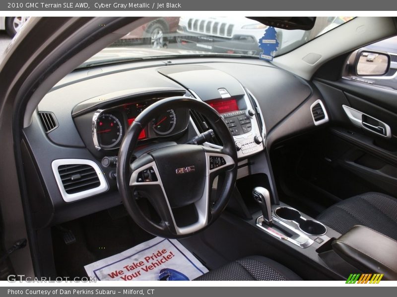 Cyber Gray Metallic / Jet Black 2010 GMC Terrain SLE AWD