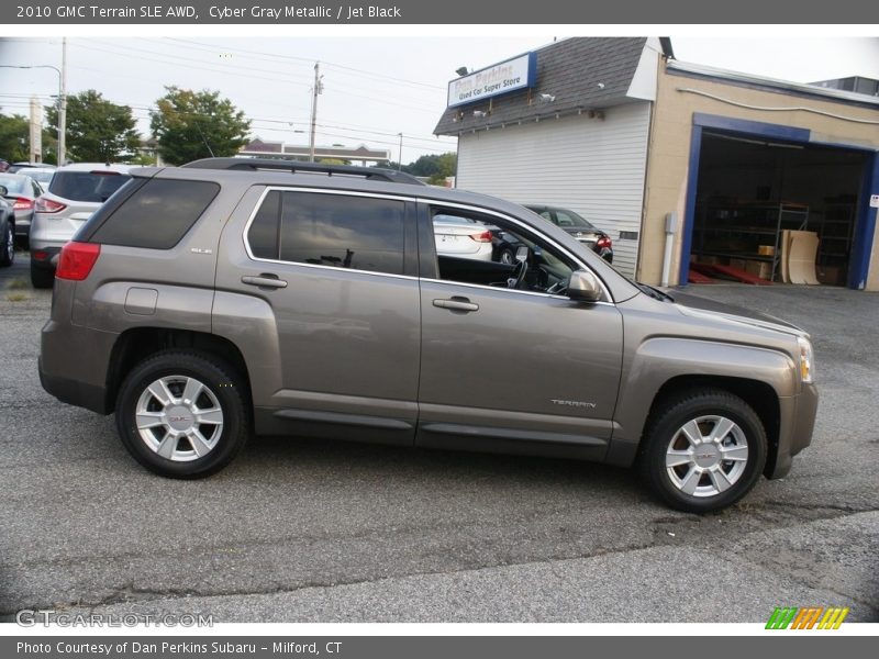 Cyber Gray Metallic / Jet Black 2010 GMC Terrain SLE AWD