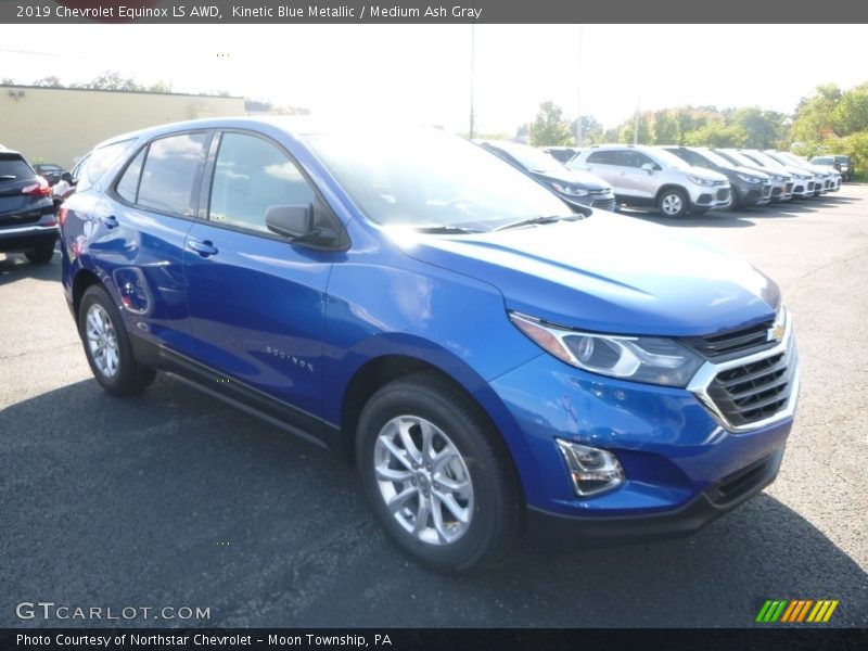 Kinetic Blue Metallic / Medium Ash Gray 2019 Chevrolet Equinox LS AWD