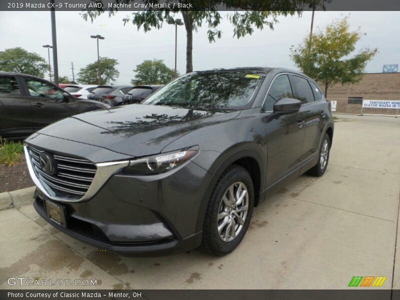 Machine Gray Metallic / Black 2019 Mazda CX-9 Touring AWD