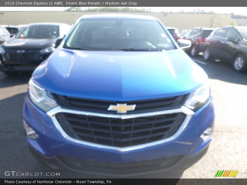 Kinetic Blue Metallic / Medium Ash Gray 2019 Chevrolet Equinox LS AWD