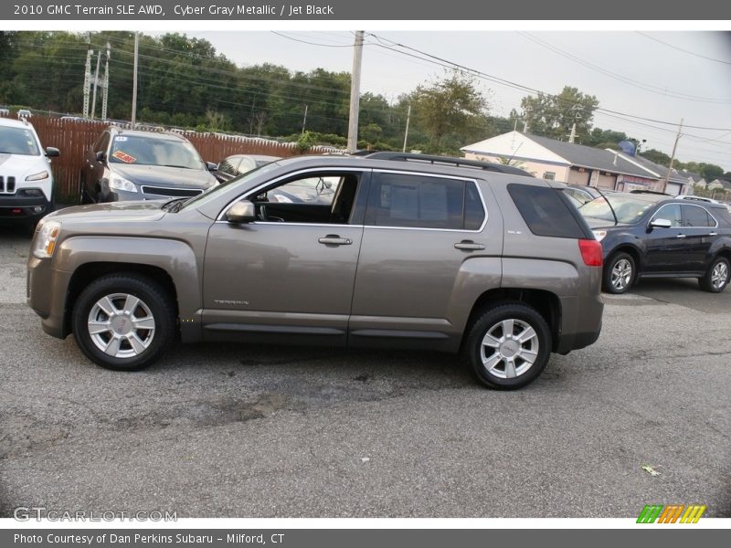Cyber Gray Metallic / Jet Black 2010 GMC Terrain SLE AWD