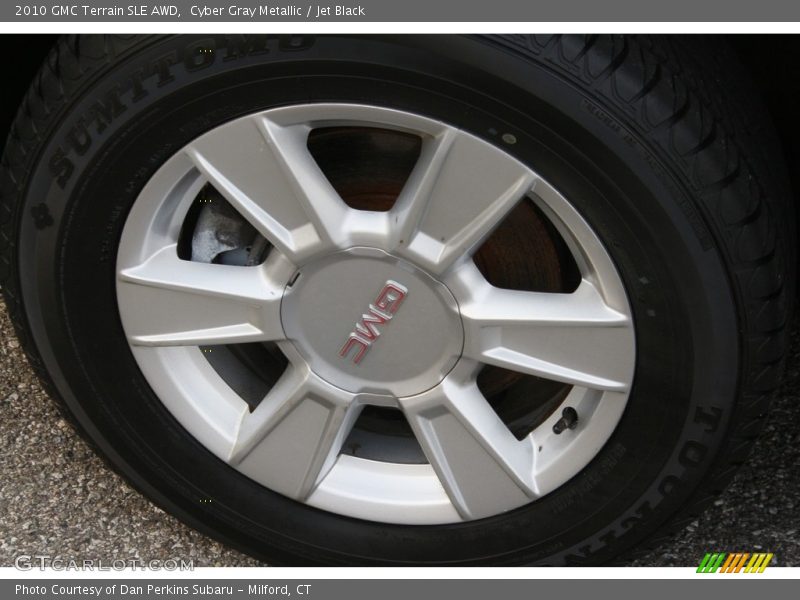Cyber Gray Metallic / Jet Black 2010 GMC Terrain SLE AWD