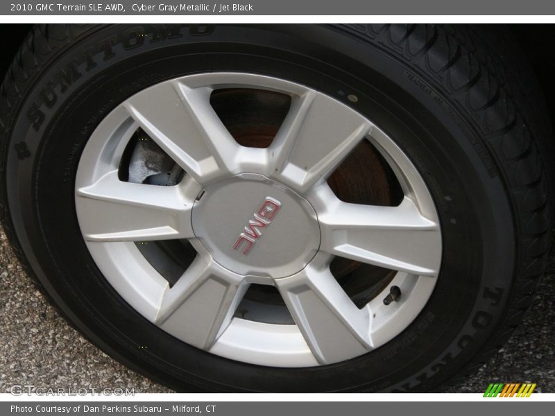 Cyber Gray Metallic / Jet Black 2010 GMC Terrain SLE AWD