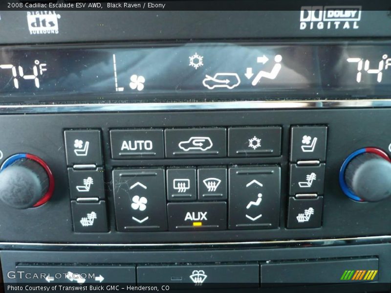 Black Raven / Ebony 2008 Cadillac Escalade ESV AWD