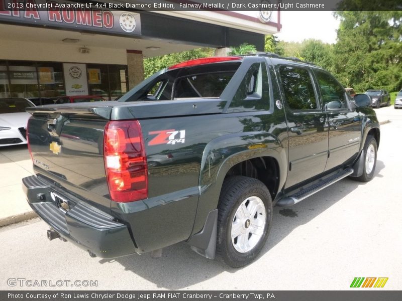 Fairway Metallic / Dark Cashmere/Light Cashmere 2013 Chevrolet Avalanche LT 4x4 Black Diamond Edition