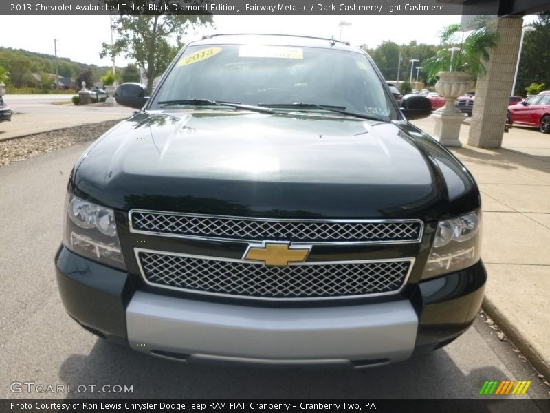 Fairway Metallic / Dark Cashmere/Light Cashmere 2013 Chevrolet Avalanche LT 4x4 Black Diamond Edition