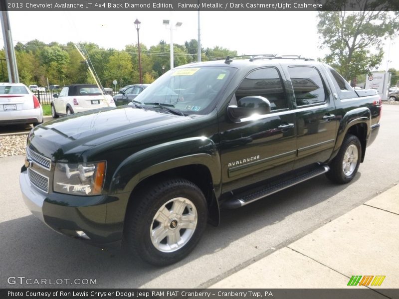 Fairway Metallic / Dark Cashmere/Light Cashmere 2013 Chevrolet Avalanche LT 4x4 Black Diamond Edition
