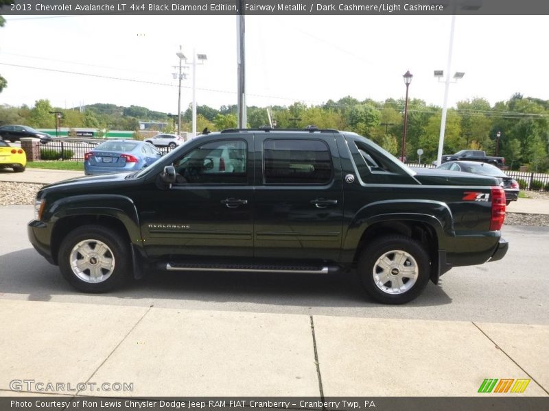 Fairway Metallic / Dark Cashmere/Light Cashmere 2013 Chevrolet Avalanche LT 4x4 Black Diamond Edition
