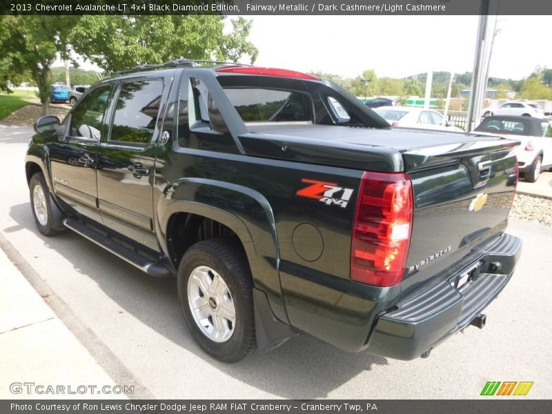 Fairway Metallic / Dark Cashmere/Light Cashmere 2013 Chevrolet Avalanche LT 4x4 Black Diamond Edition