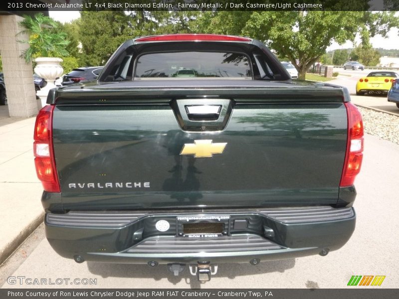 Fairway Metallic / Dark Cashmere/Light Cashmere 2013 Chevrolet Avalanche LT 4x4 Black Diamond Edition