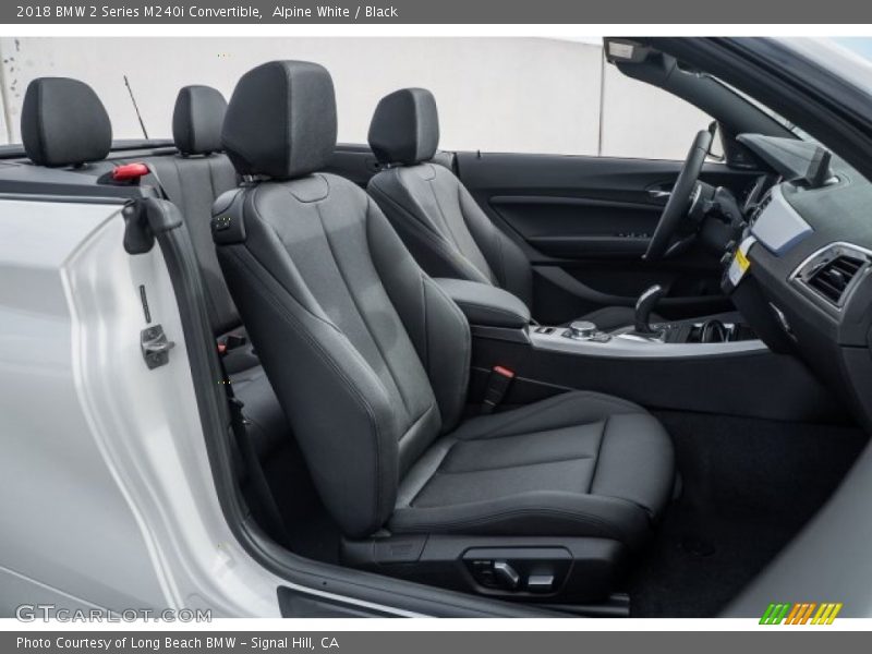 Alpine White / Black 2018 BMW 2 Series M240i Convertible