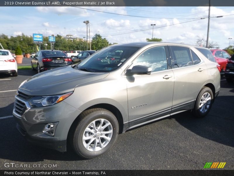 Pepperdust Metallic / Jet Black 2019 Chevrolet Equinox LT AWD