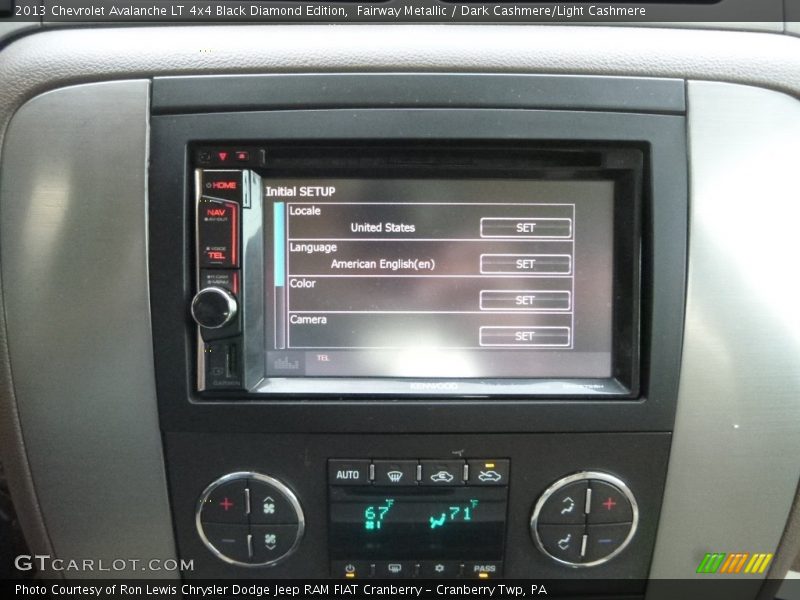 Fairway Metallic / Dark Cashmere/Light Cashmere 2013 Chevrolet Avalanche LT 4x4 Black Diamond Edition