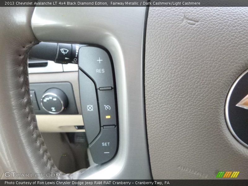Fairway Metallic / Dark Cashmere/Light Cashmere 2013 Chevrolet Avalanche LT 4x4 Black Diamond Edition