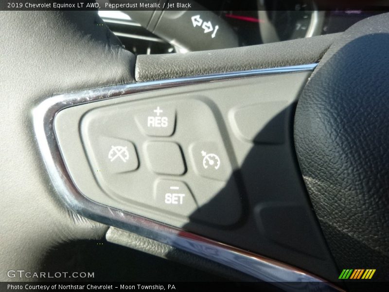 Pepperdust Metallic / Jet Black 2019 Chevrolet Equinox LT AWD