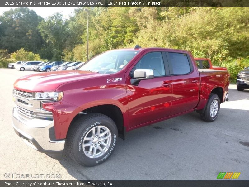 Cajun Red Tintcoat / Jet Black 2019 Chevrolet Silverado 1500 LT Z71 Crew Cab 4WD