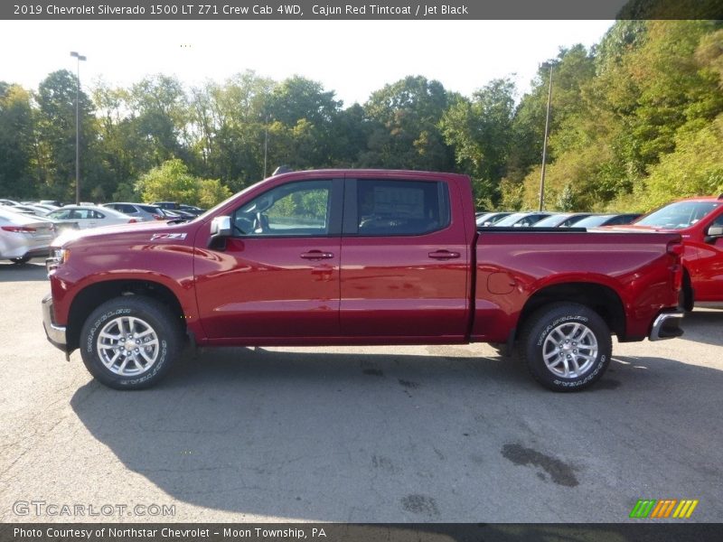 Cajun Red Tintcoat / Jet Black 2019 Chevrolet Silverado 1500 LT Z71 Crew Cab 4WD