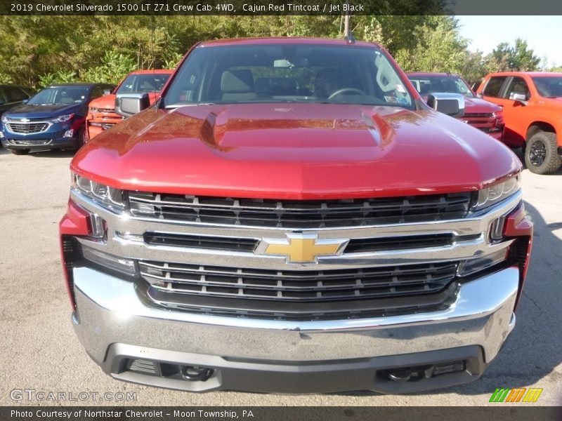 Cajun Red Tintcoat / Jet Black 2019 Chevrolet Silverado 1500 LT Z71 Crew Cab 4WD