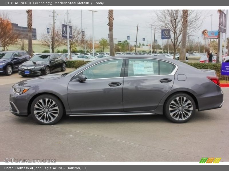 Modern Steel Metallic / Ebony 2018 Acura RLX Technology