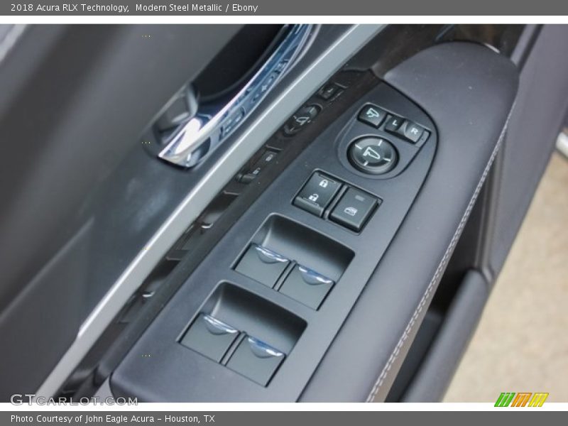 Modern Steel Metallic / Ebony 2018 Acura RLX Technology