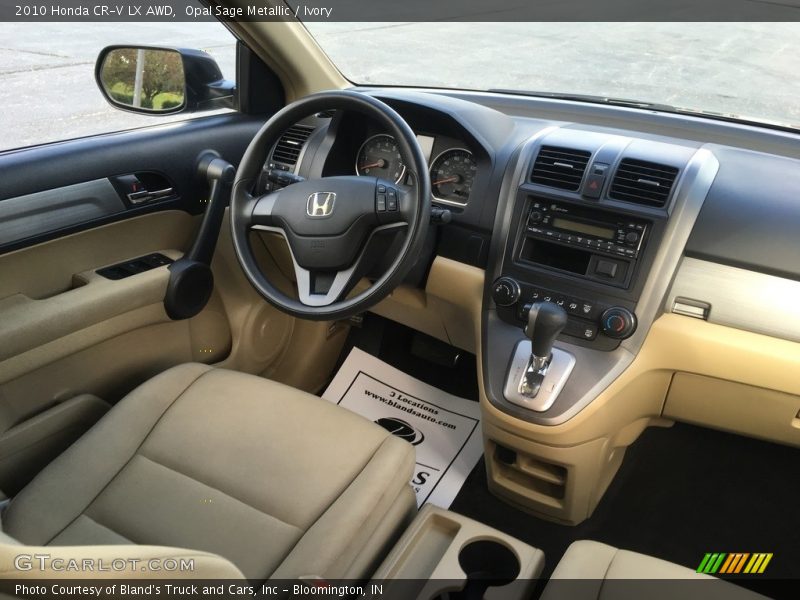 Opal Sage Metallic / Ivory 2010 Honda CR-V LX AWD