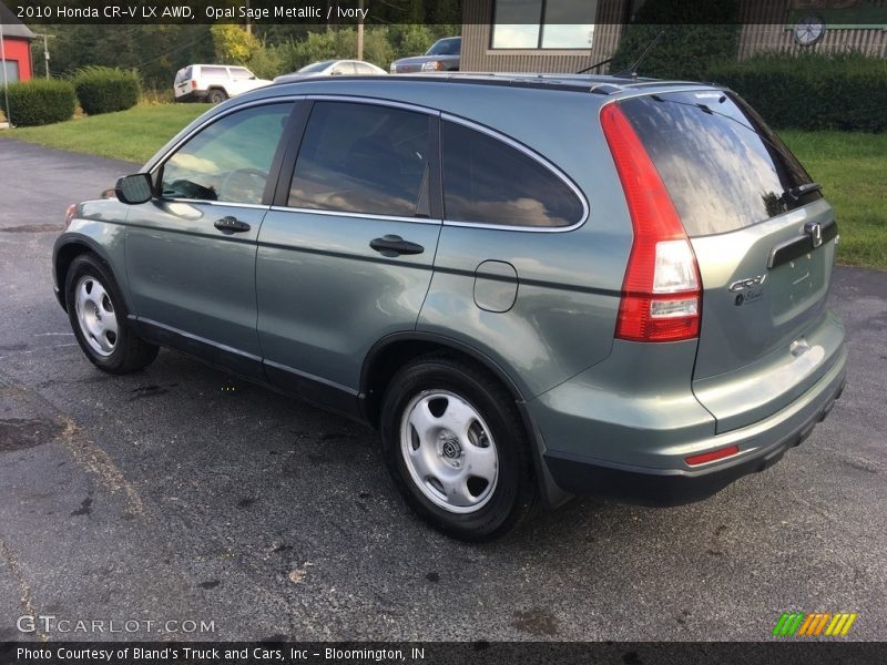 Opal Sage Metallic / Ivory 2010 Honda CR-V LX AWD