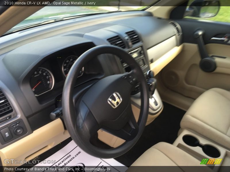 Opal Sage Metallic / Ivory 2010 Honda CR-V LX AWD