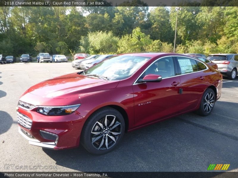 Cajun Red Tintcoat / Jet Black 2018 Chevrolet Malibu LT