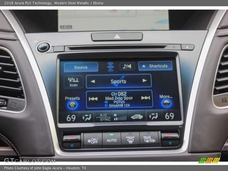 Modern Steel Metallic / Ebony 2018 Acura RLX Technology