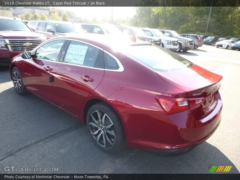Cajun Red Tintcoat / Jet Black 2018 Chevrolet Malibu LT