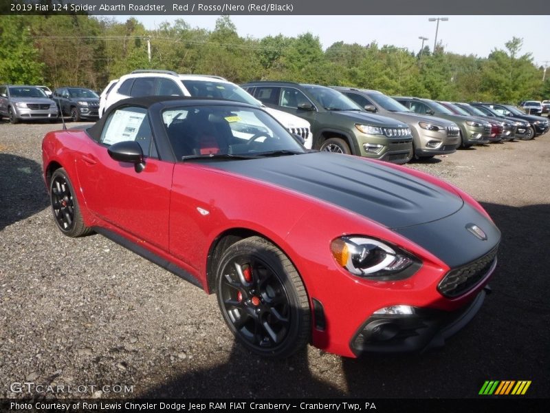 Front 3/4 View of 2019 124 Spider Abarth Roadster