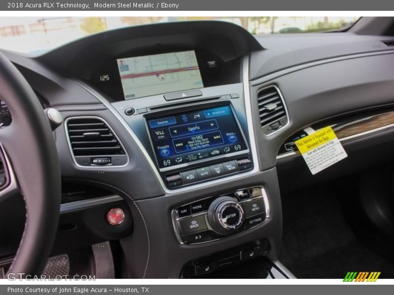 Modern Steel Metallic / Ebony 2018 Acura RLX Technology