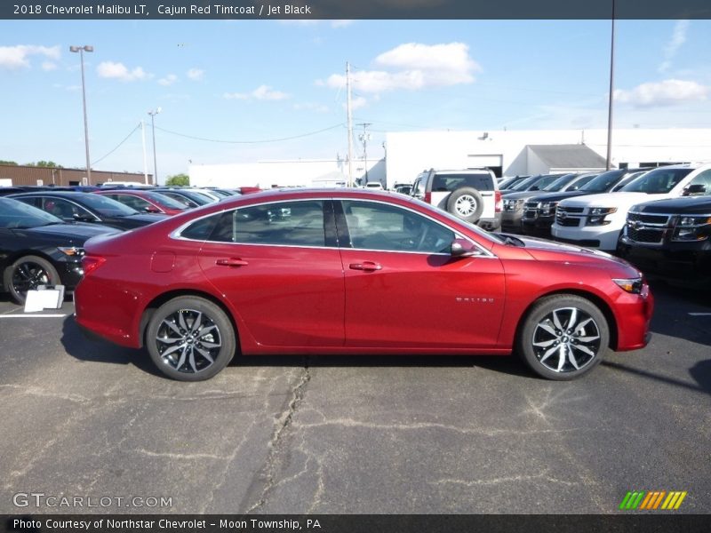 Cajun Red Tintcoat / Jet Black 2018 Chevrolet Malibu LT