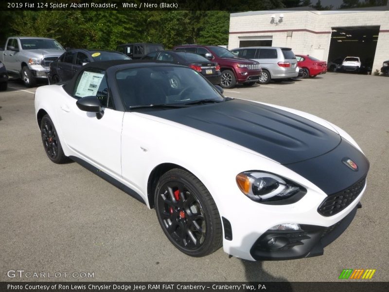 Front 3/4 View of 2019 124 Spider Abarth Roadster