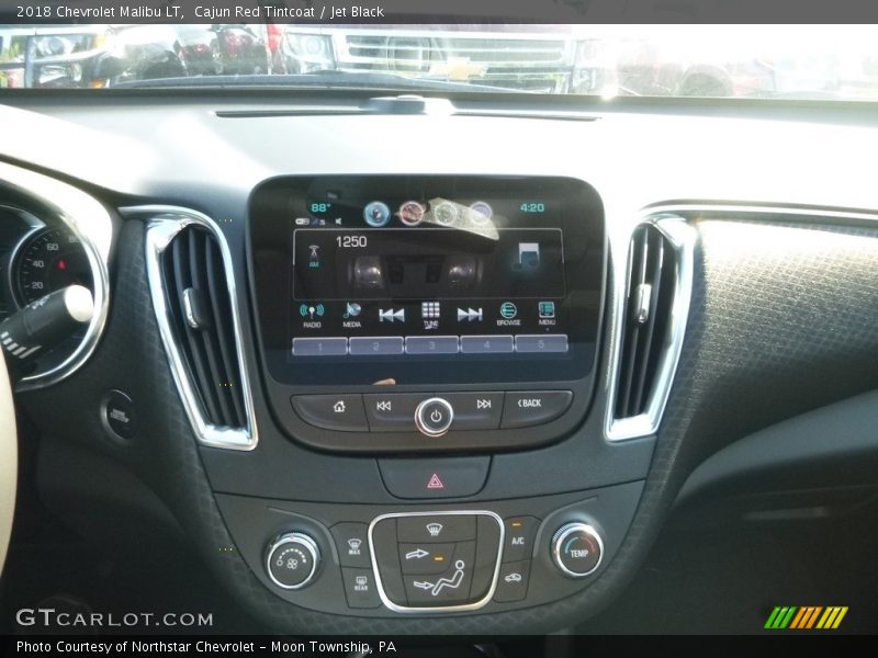 Cajun Red Tintcoat / Jet Black 2018 Chevrolet Malibu LT