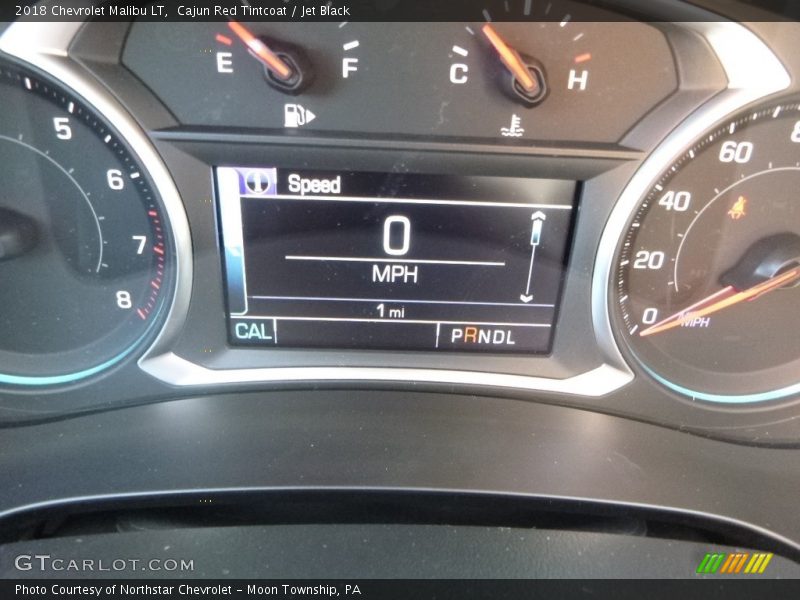 Cajun Red Tintcoat / Jet Black 2018 Chevrolet Malibu LT