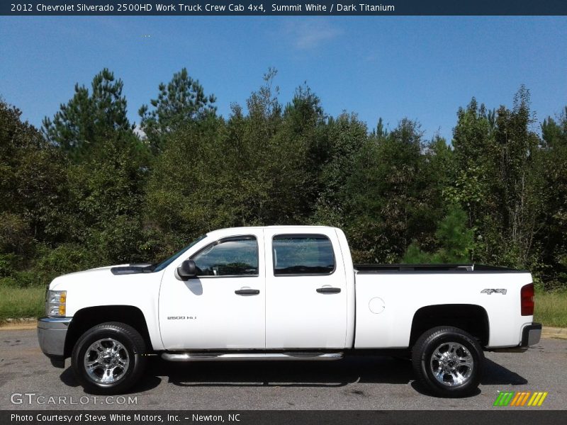 Summit White / Dark Titanium 2012 Chevrolet Silverado 2500HD Work Truck Crew Cab 4x4