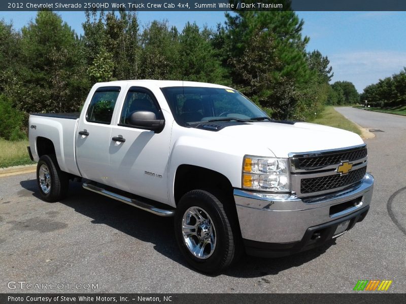 Summit White / Dark Titanium 2012 Chevrolet Silverado 2500HD Work Truck Crew Cab 4x4